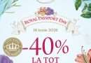 Pe 16 iunie ai 40% discount la SABON, de Royal Passport Day! Pe 16 iunie ai 40% discount la SABON, de Royal Passport Day!